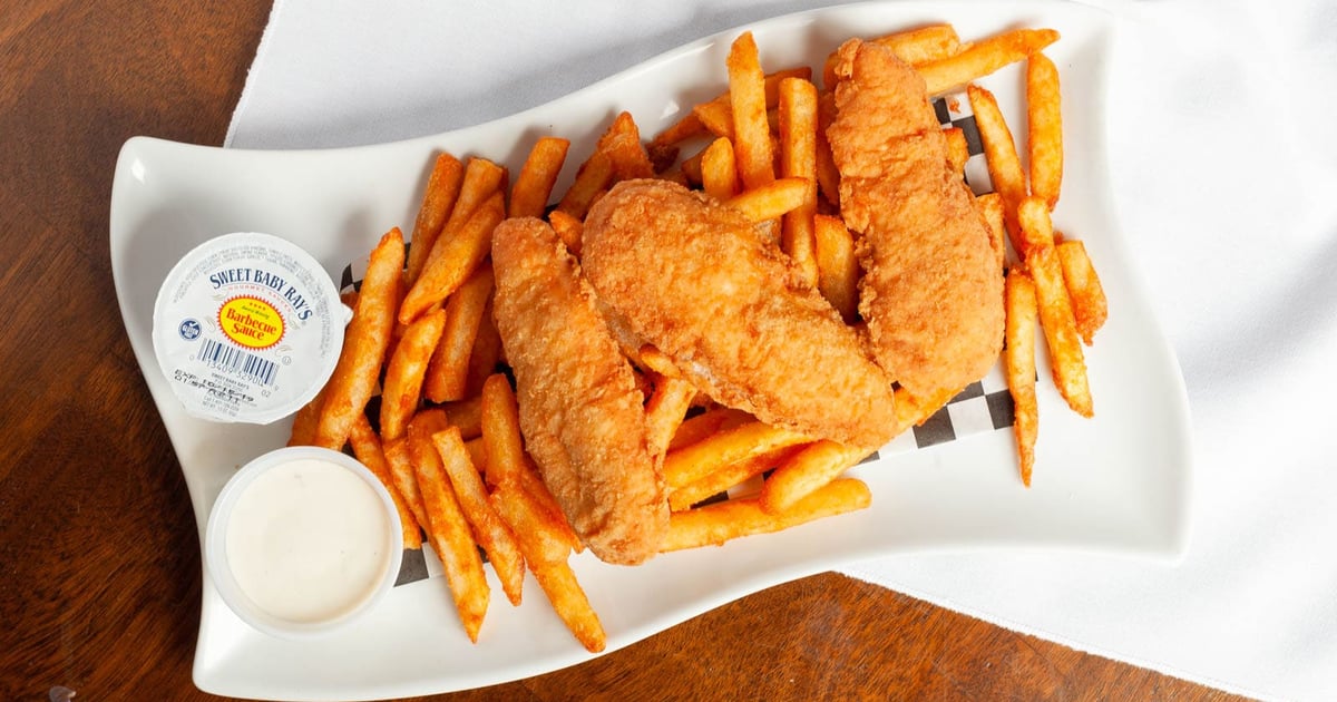 Chicken Strips & Fries Menu Buena Lanes & Pins Grill Sports Bar