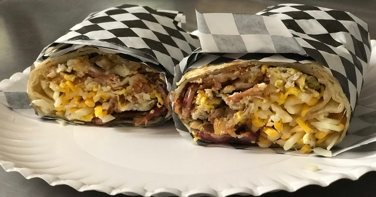 Breakfast Burrito Menu Buena Lanes Sports Bar in Ventura, CA