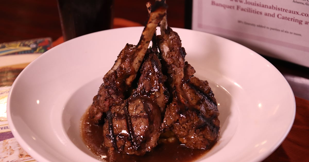 Grilled Lamb Chops - Louisiana Bistreaux Seafood Kitchen