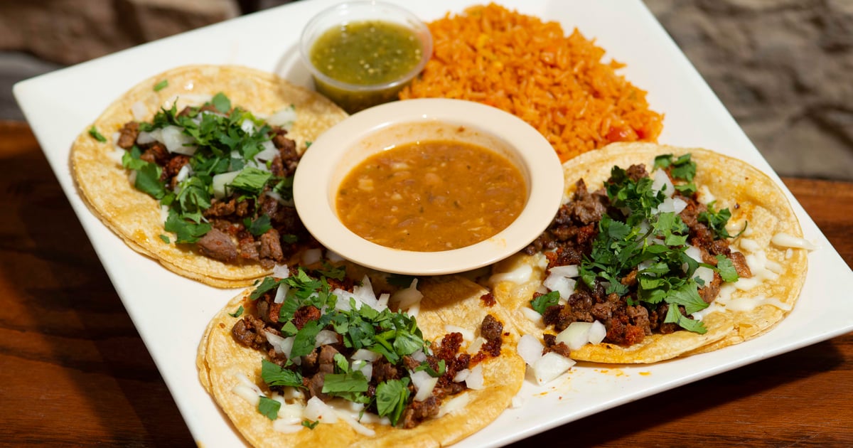 Tacos de la Calle* (Street Tacos) Main Mesquite Mexican Grill