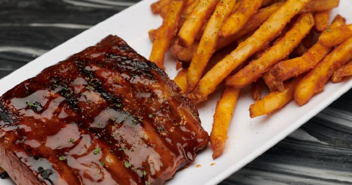 1/2 RIBS (HALF RACK) - Nick and Mike Bar and Grill - Bar & Grill
