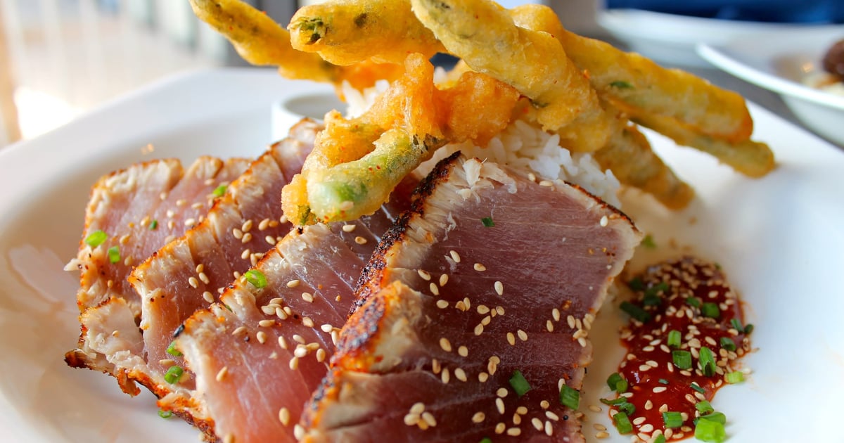 Seared Yellowfin Ahi Tuna* Dinner High Tide Seafood Restaurant