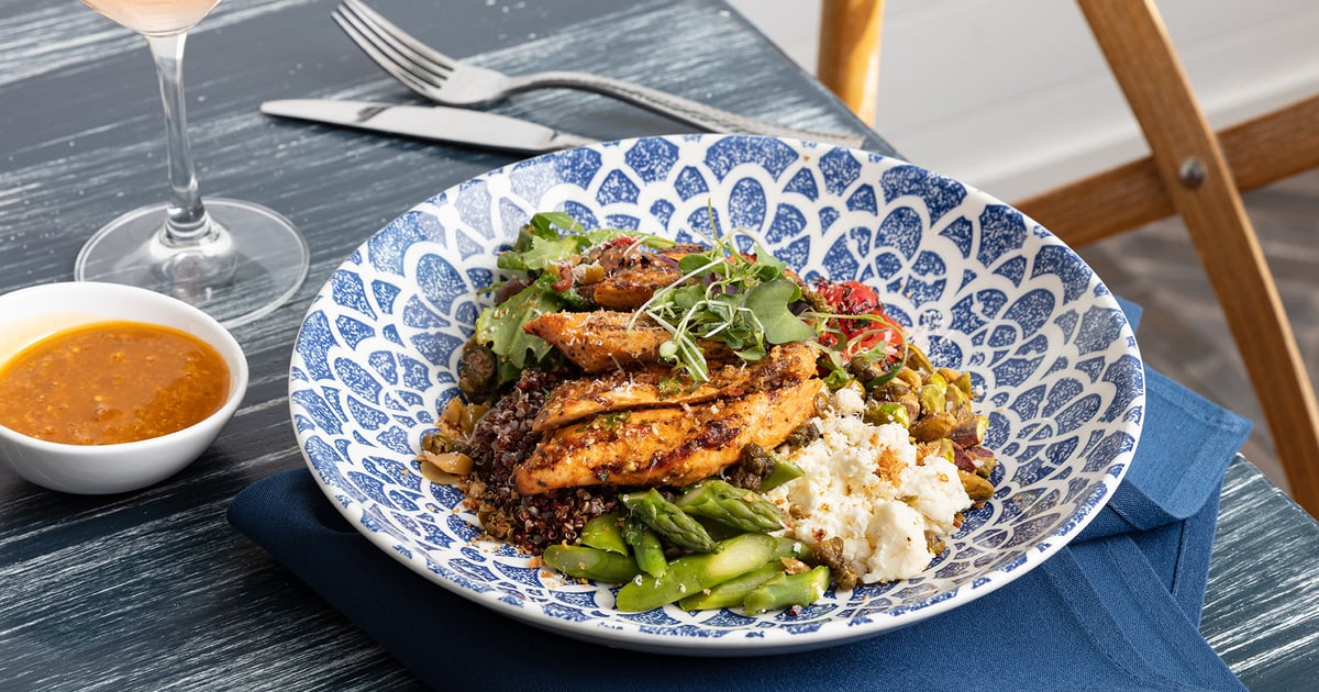 Chicken Pesto Bowl Dinner The Hampton Social Coastal Cuisine