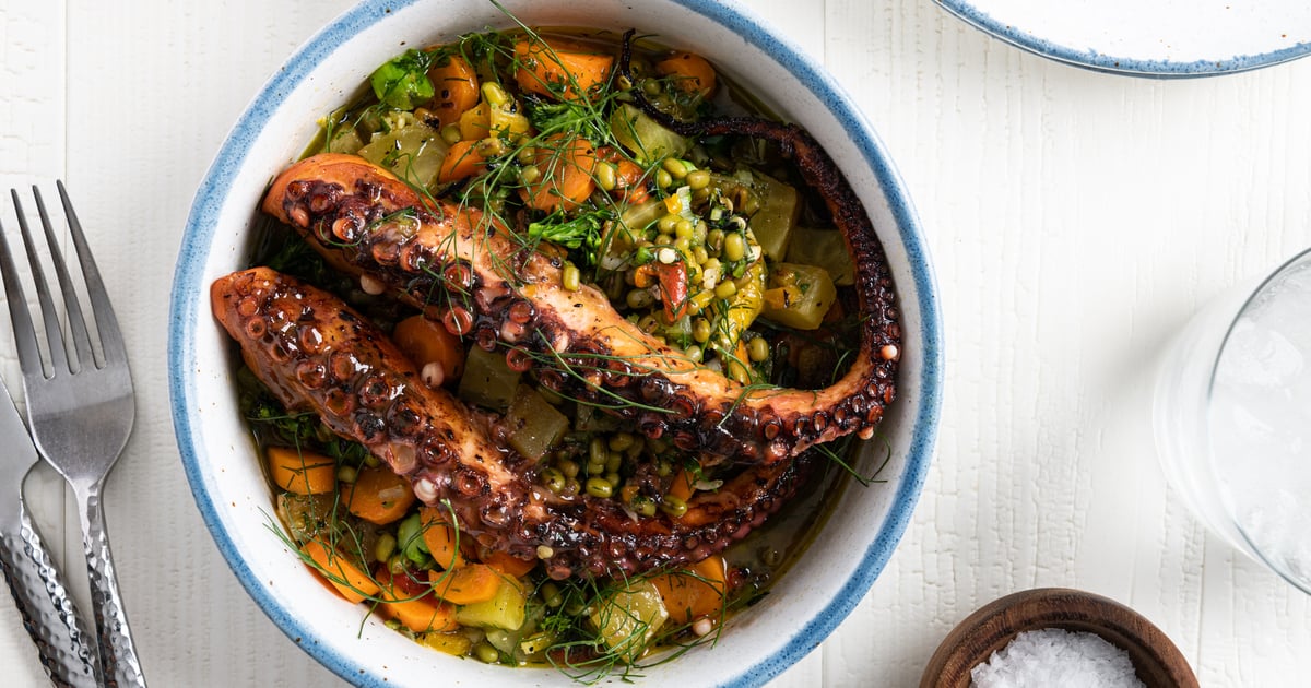 Grilled Octopus Dinner The Hampton Social American Restaurant
