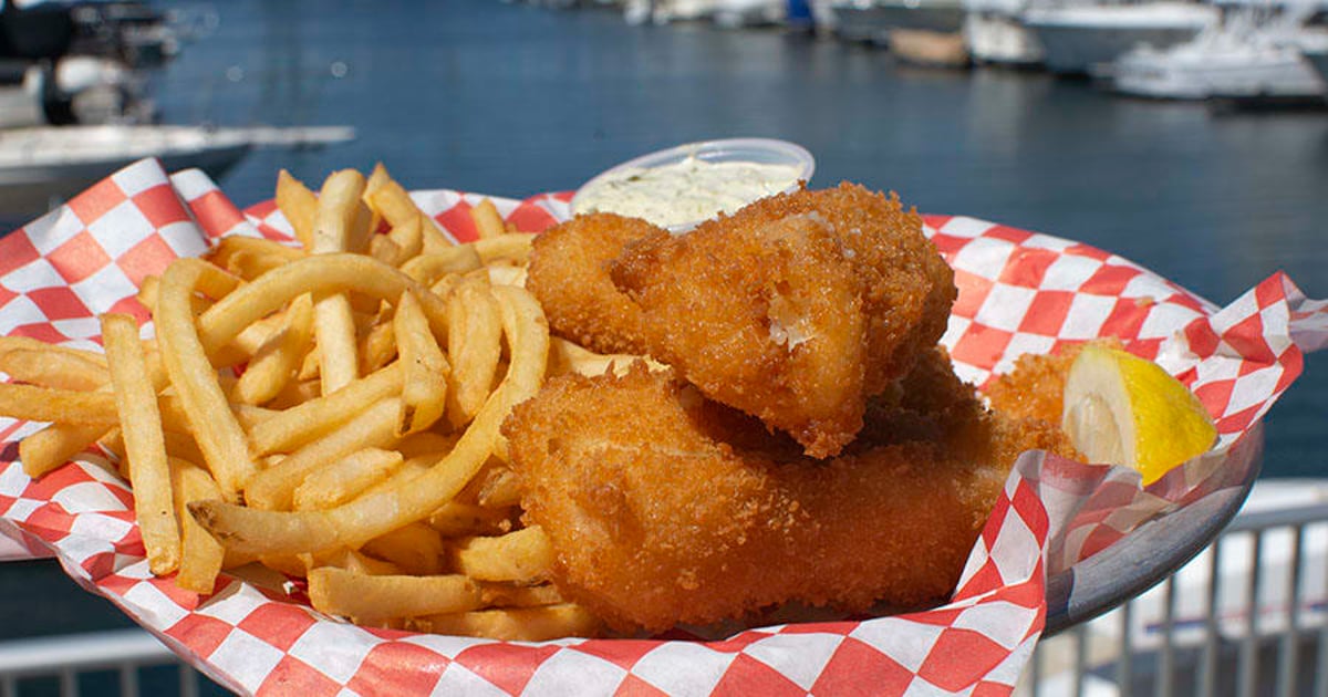 Fish & Chips Restaurant Menu The Crab Pot Long Beach Seafood