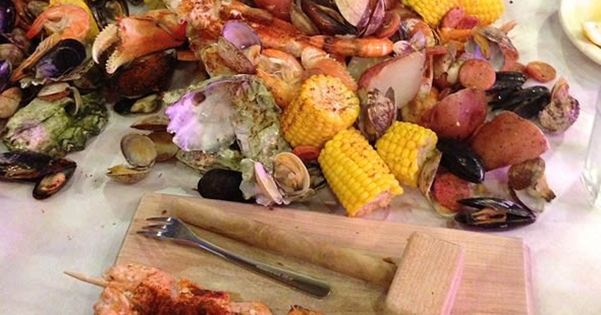 The Clambake Restaurant Menu The Crab Pot Long Beach Seafood