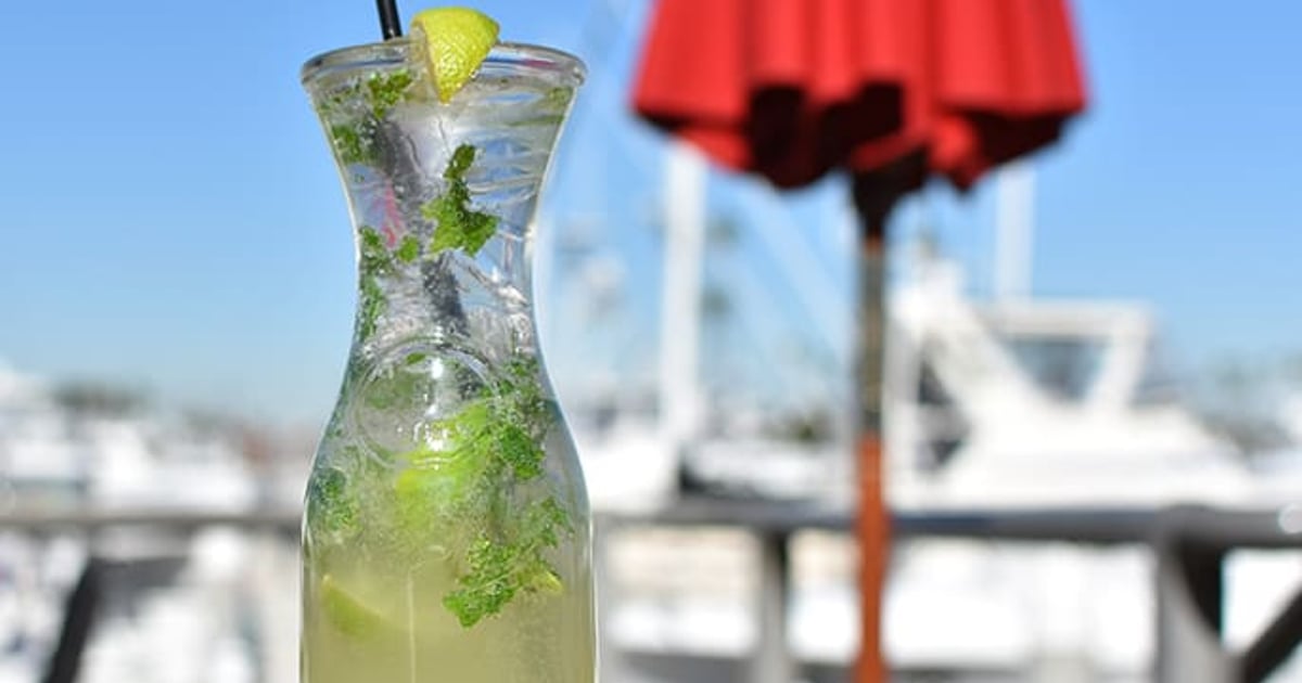 Mojito Happy Hour Bar Menu The Crab Pot Long Beach