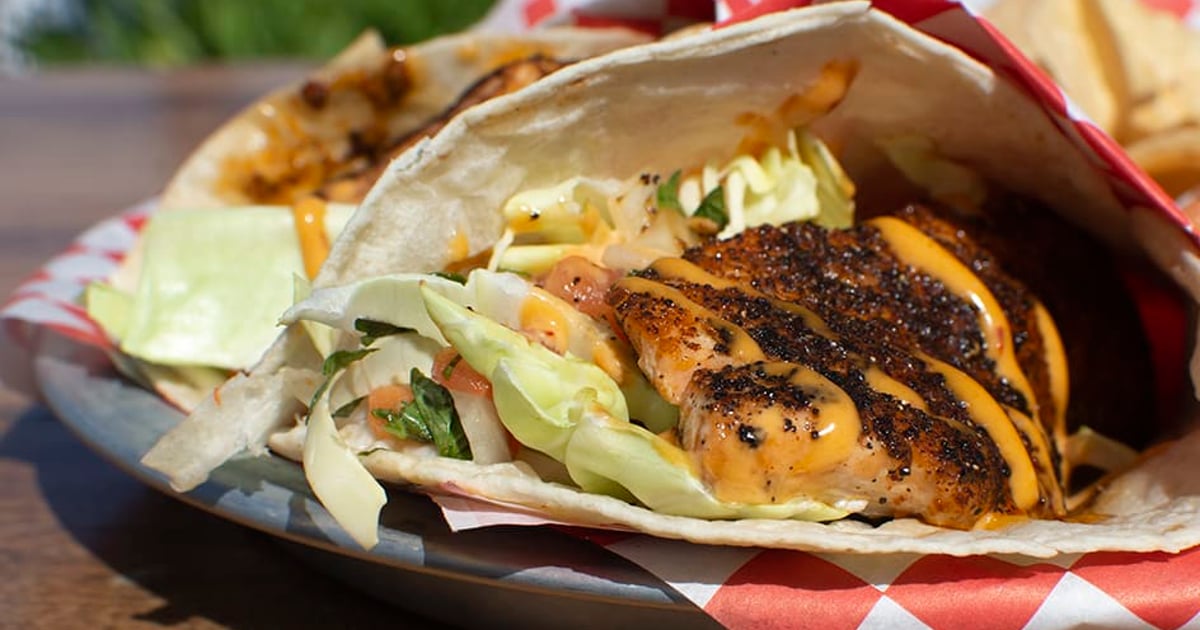 Wild Salmon Tacos - Food - The Crab Pot Long Beach ...