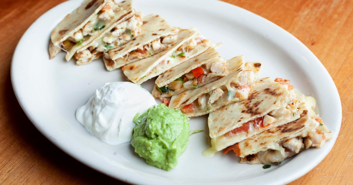 Chicken Fajita Quesadillas - Menu - Garcia's Mexican Restaurant ...