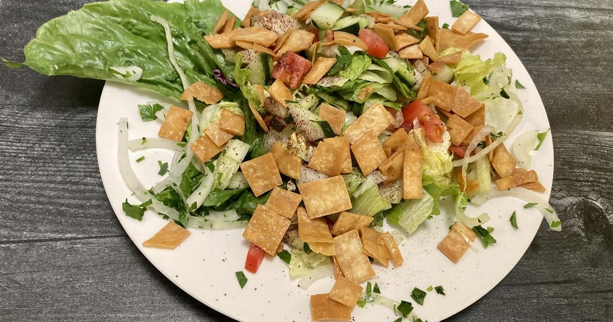 Fattoush Salad Our Menu Pita Zone Restaurant in Bolingbrook, IL