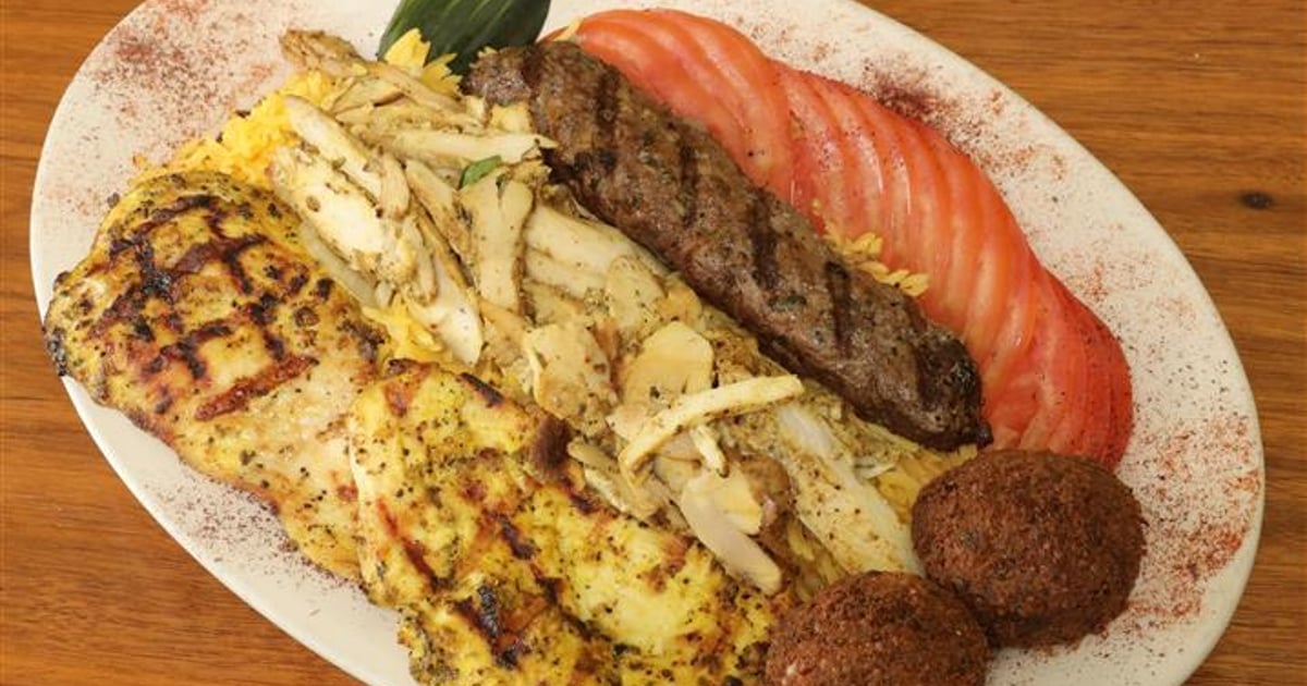 Meat Combo Entree Our Menu Pita Zone Restaurant in Bolingbrook, IL