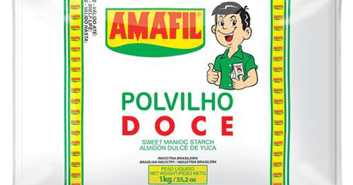 Amafil Polvilho Doce 1kg - Brazilian Groceries - Brazilian Bowl