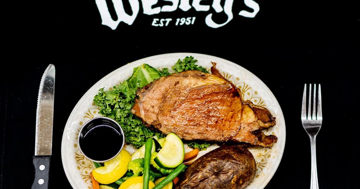 *Prime Rib Restaurant Menu Wesley's Restaurant Seafood Restaurant
