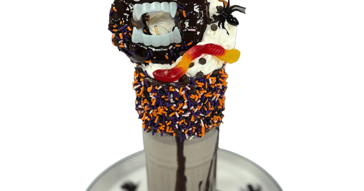 Dracula's Bite Shake Halloween Drink Menu Sugar Factory
