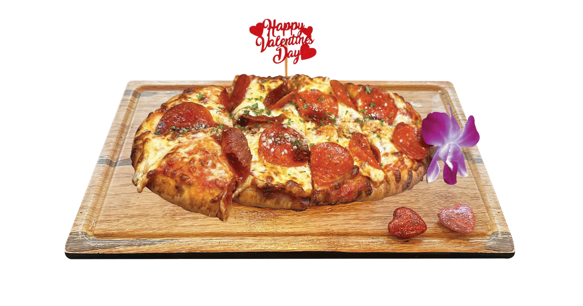 Hot Honey and Pepperoni Flatbread Valentines Day Food Menu Sugar