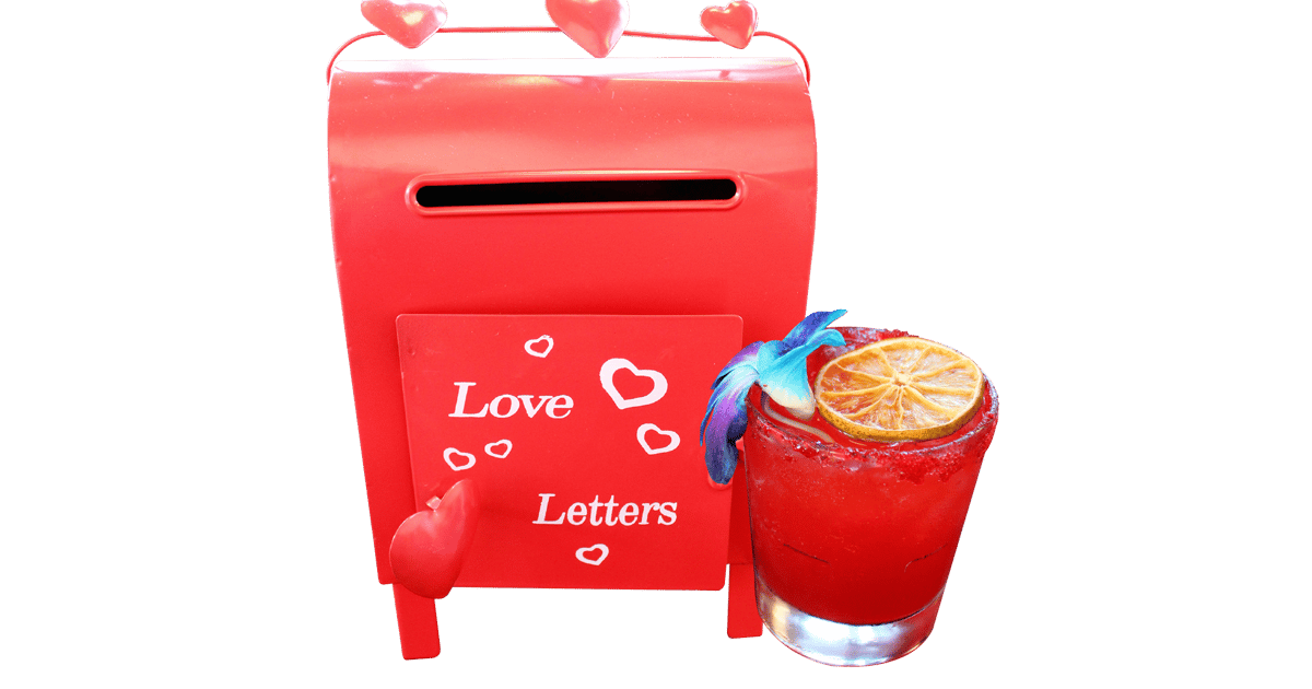 Love Letter Valentines Day Drink Menu Sugar Factory