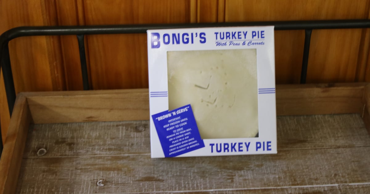 Small Frozen Turkey Pot Pie with Veggies - Bongi's Turkey Roost - Take ...