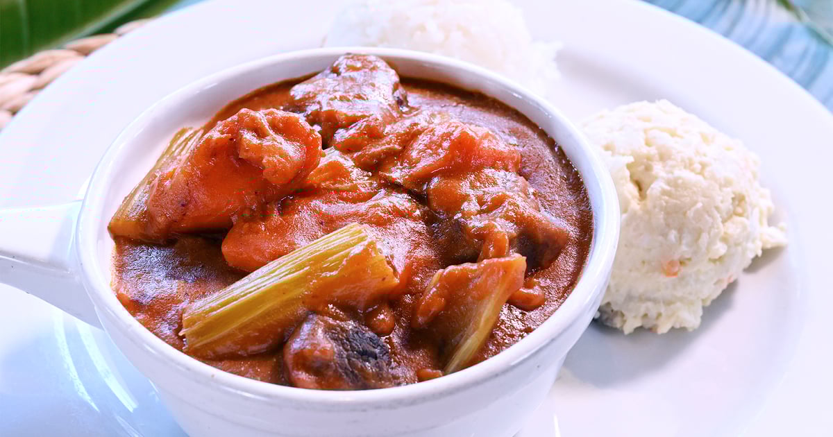 Beef Stew Lunch & Dinner King's Hawaiian Bakery and Restaurant