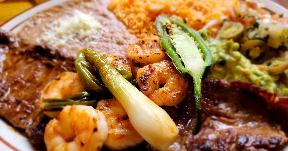 Carne Asada con Camarones - Lunch/Dinner - El Paso Mexican Restaurants