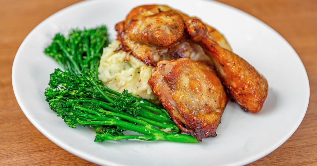 Roasted Half Chicken Entrees Indulge Bistro & Wine Bar