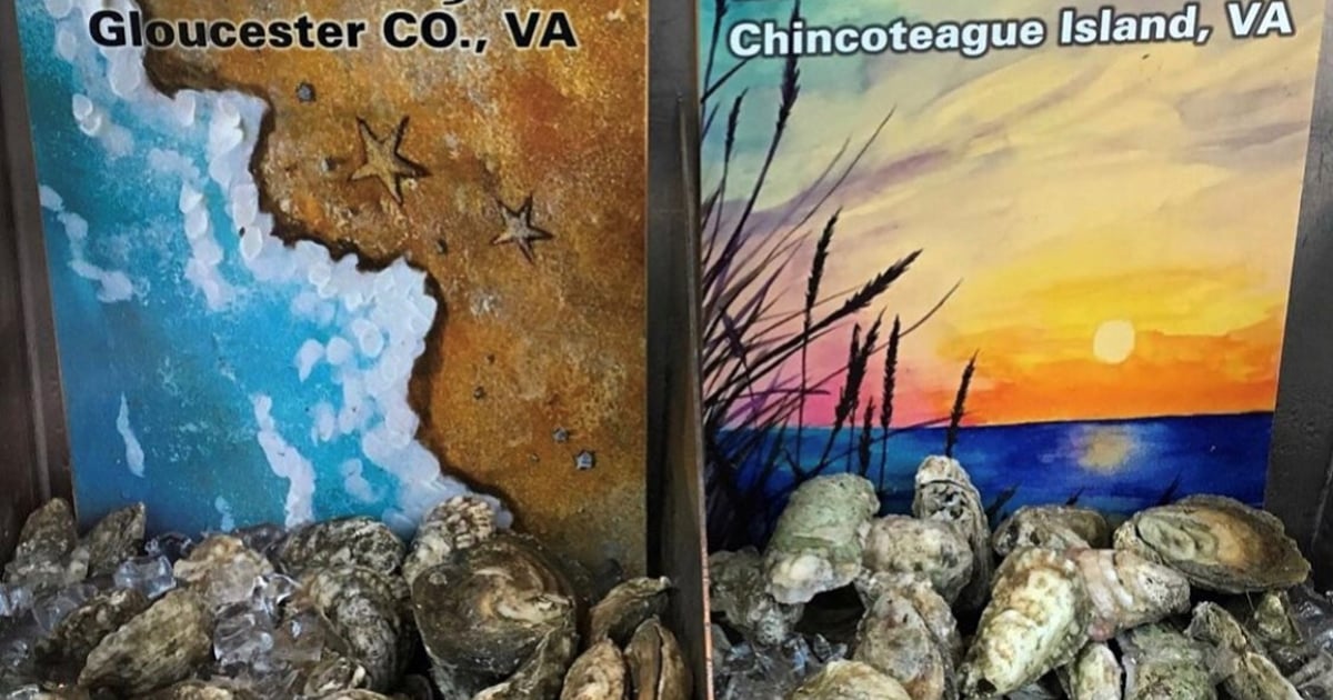 Chef's Select Raw Oysters* Menu Fish Market Seafood Restaurant in Alexandria, VA