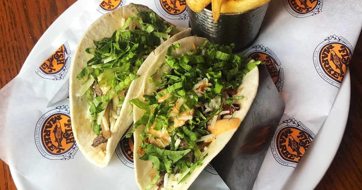 Steak Tacos Menu Fish Market Seafood Restaurant in Alexandria, VA