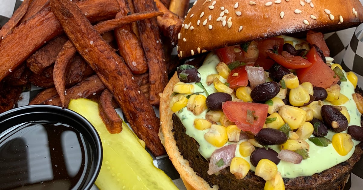 Black Bean Menu 189 Burger