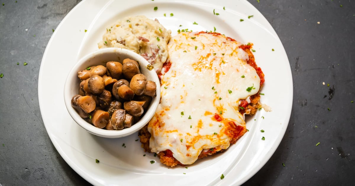 Veal Parmesan* Menu Downtown Grill Steak House in Macon, GA