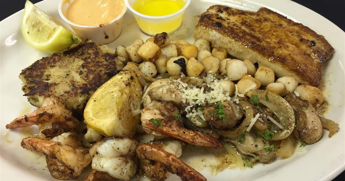 Captain's Platter - Menu - Rusty's River Front Grill - Restaurant in ...