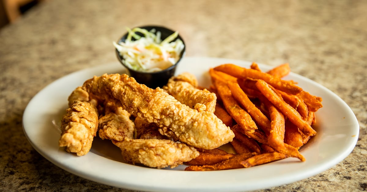 Chicken Tenders Lunch & Dinner Menu Krazy Jakes American