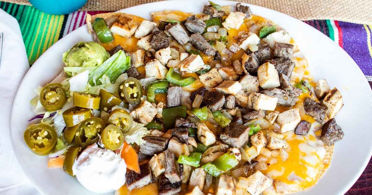 Fajita Nachos Dinner Flores Mexican Restaurant Mexican Restaurant