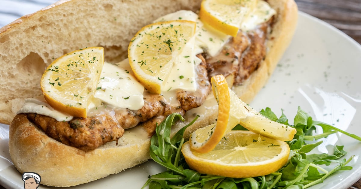 Chicken Francaise Sandwich Menu Johnny Napkins Union