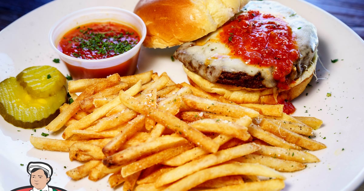 Pizza Burger Menu Johnny Napkins Union