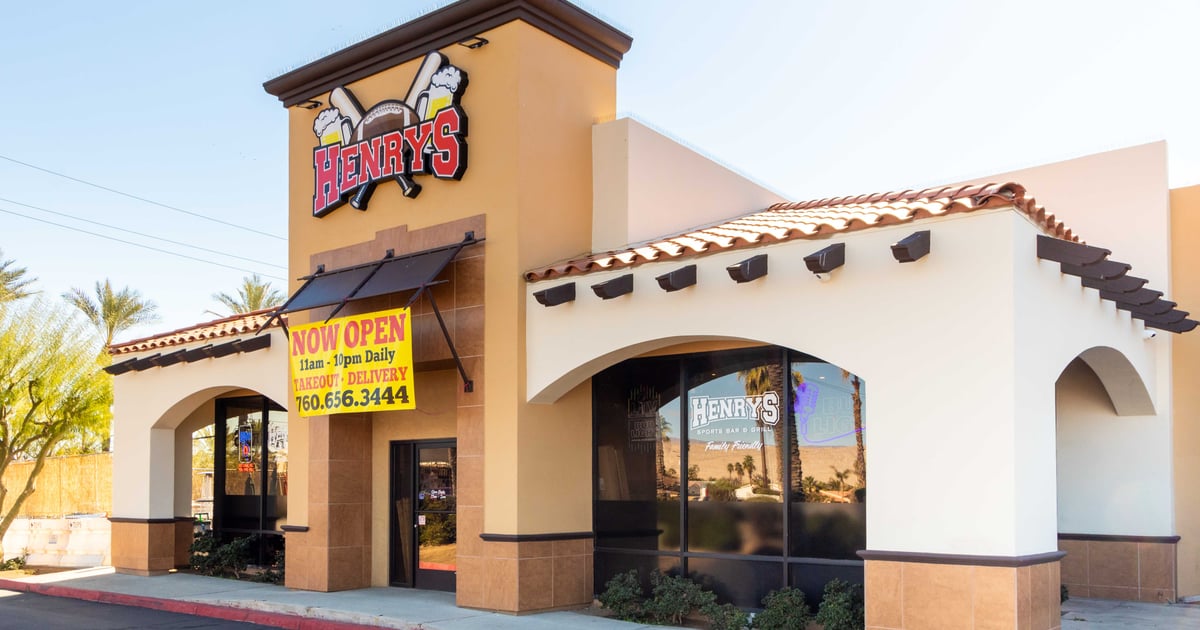 About Henry's Sports Bar & Grill Bar & Grill in Cathedral City, CA