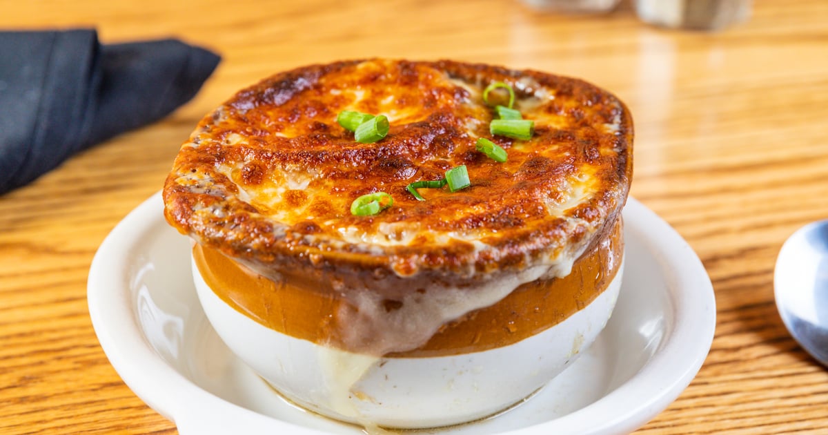 French Onion Soup - Menu - Me-Ki-Noc Restaurant - Restaurant at St