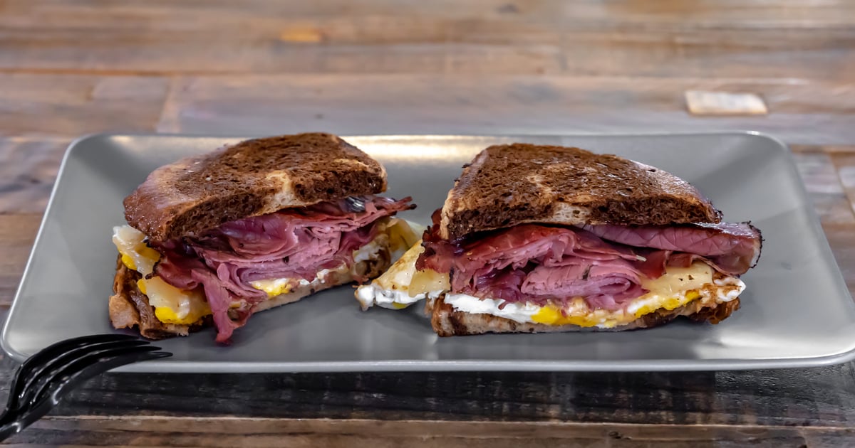 Pastrami & Egg Breakfast Fruta Deli and Cafe Health Food