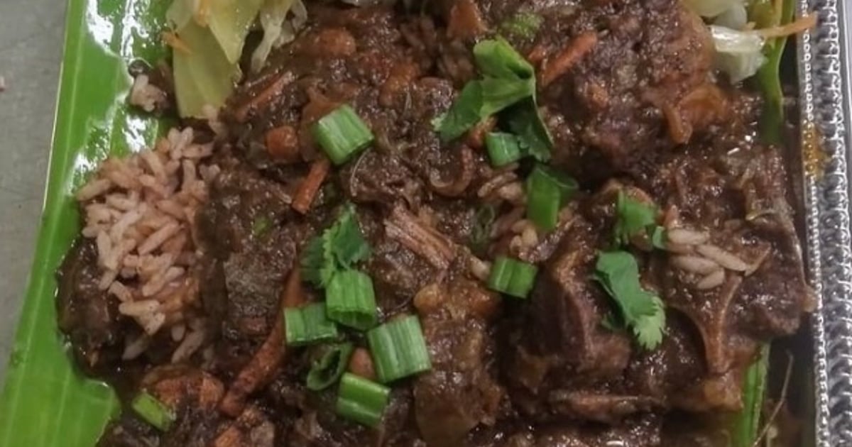 Braised Beef Oxtails Menu One Luv Cafe ATL Caribbean Restaurant