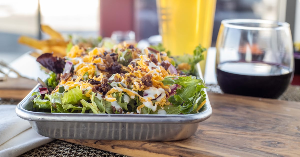 House Salad Menu Urban Hotdog Company Hot Dog Restaurant in NM