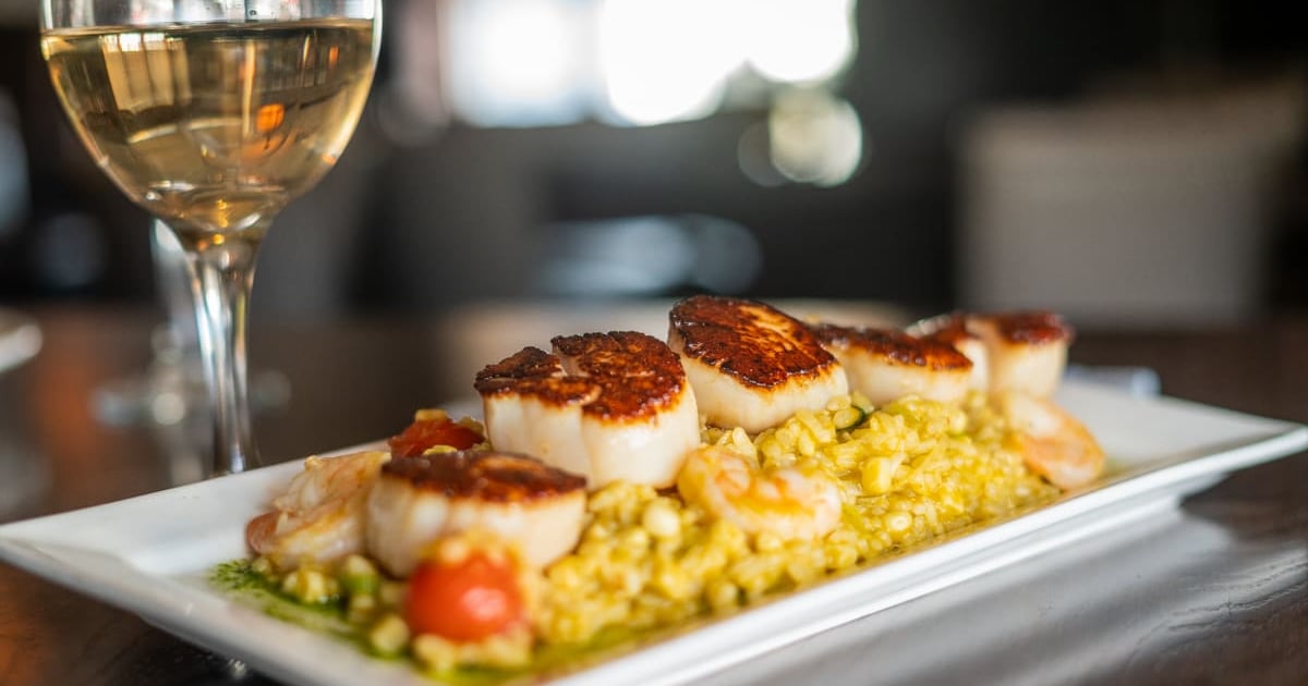 PanSeared Sea Scallops Menu Stockholders Steakhouse Steak House