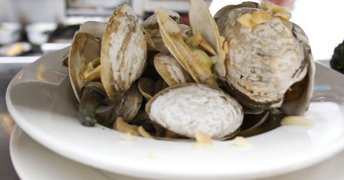 Bucket of Steamers Dinner Menu Popei's Clam Bar Restaurant in
