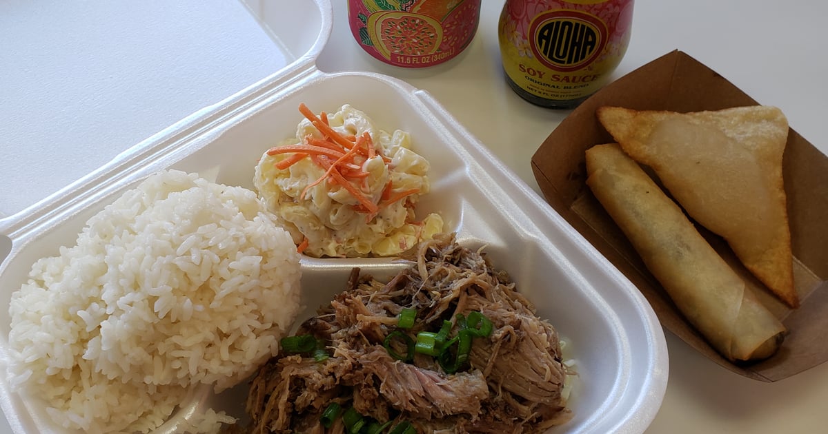 Regular Plate Lunch Plate Lunches (Served All Day) Da Coconut Cafe