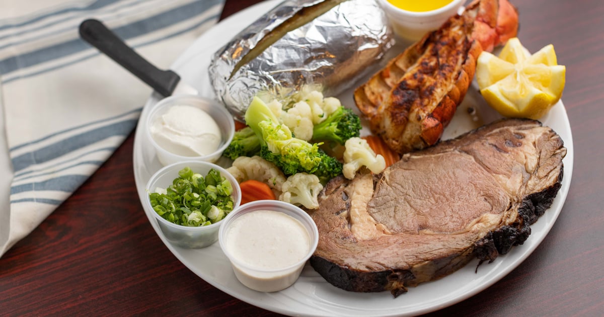 Prime Rib with Baked Potato Food & Drink Specials Maggie's Pub Pub in Santa Fe Springs, CA