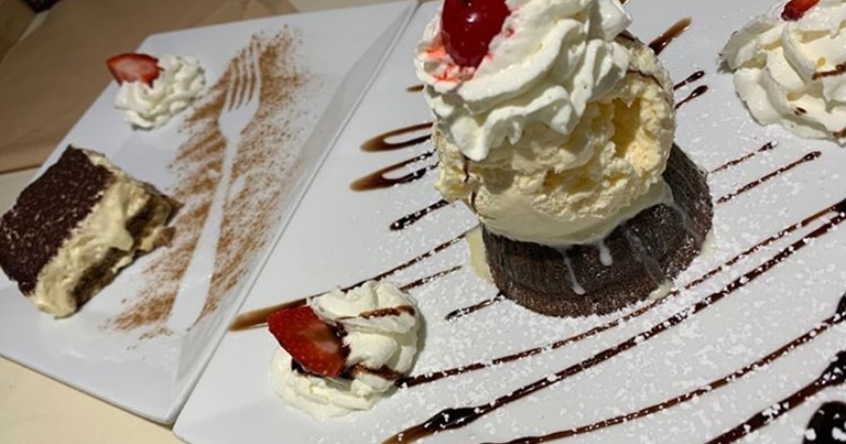 Homemade Chocolate Lava Souflée Desserts Windsor Steak and Seafood