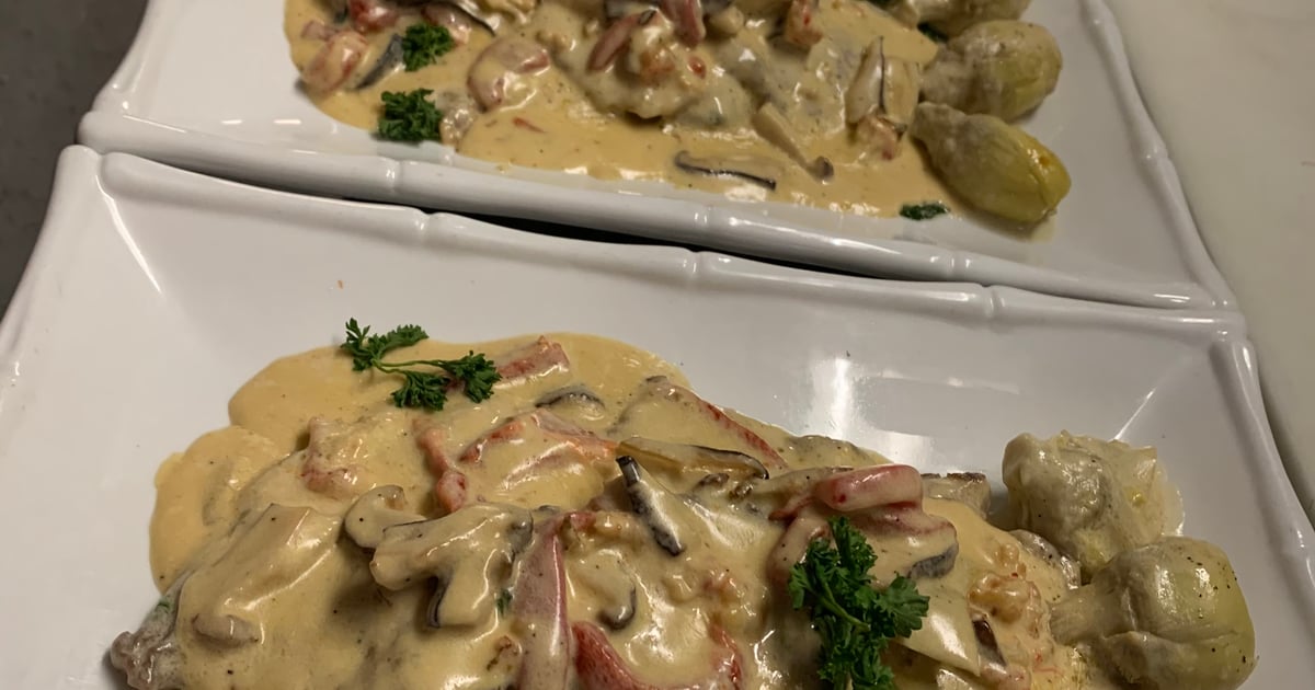 Veal Oscar Dinner Menu Windsor Steak and Seafood Italian