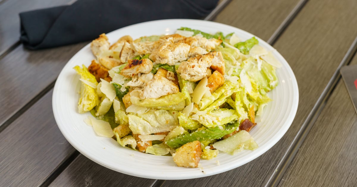 Chicken Caesar Salad Menu Burger Theory Grill + Bar Bar & Grill