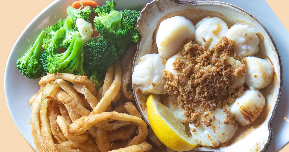 Fresh Sea Scallop Casserole Menu Lenny & Joe's Seafood Restaurant