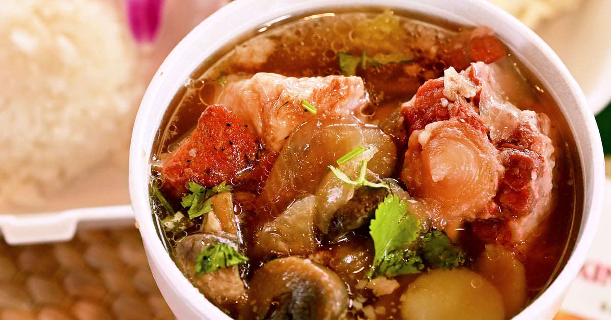 Oxtail Soup - Lunch & Dinner - The Local Place Bakery and Cafe - Bakery