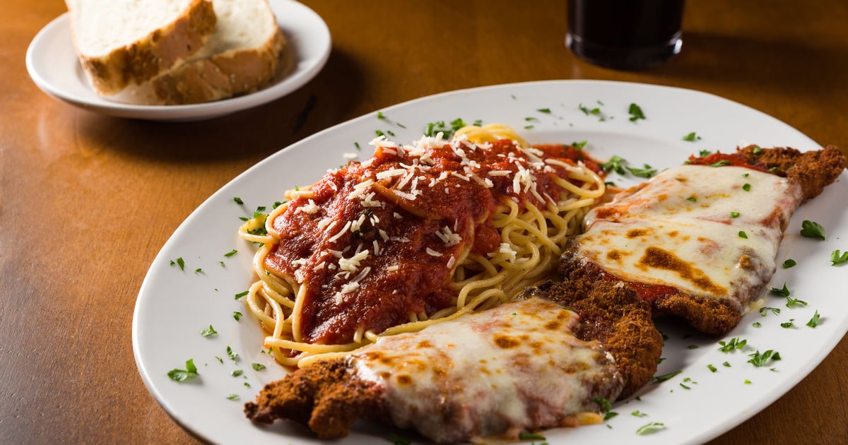 Veal Cutlet Parmesan DINNER Pane's Restaurant Italian Restaurant