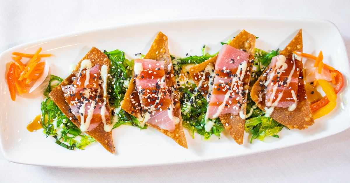 Ahi Tuna Crudo Food 1839 Restaurant and Bar