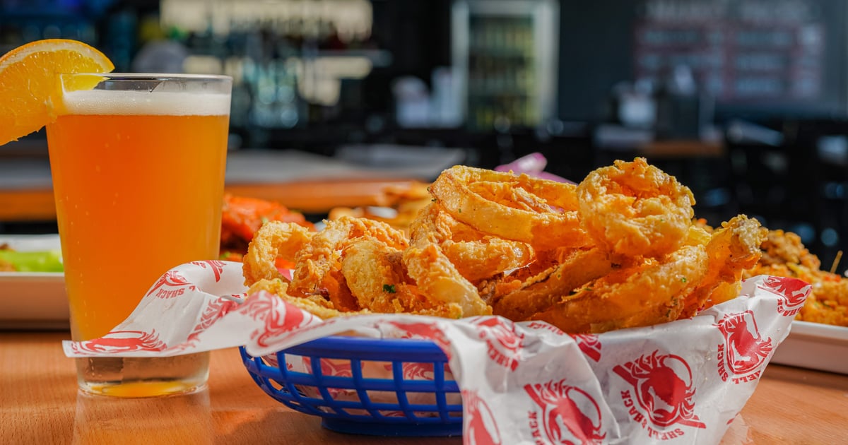 HomeMade Onion Rings Menu Shell Shack Texas